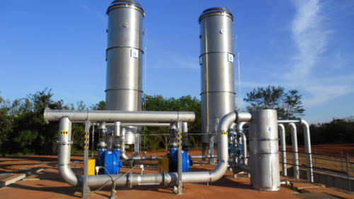 Montagem Estações de Biogas
